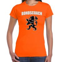 Bellatio Bondscoach met leeuw oranje t-shirt Holland / Nederland supporter EK/ WK voor dames