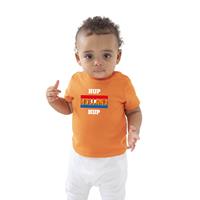 Bellatio Oranje t-shirt hup Holland hup Holland / Nederland supporter voor baby / peuters 54/60 (0-3 maanden) -