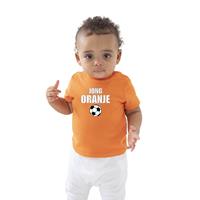Bellatio Oranje t-shirt jong oranje Holland / Nederland supporter voor baby / peuter 76/86 (12-18 maanden) -