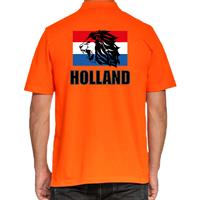 Bellatio Holland met leeuw en vlag oranje poloshirt Holland / Nederland supporter EK/ WK voor heren