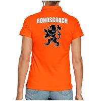 Bellatio Bondscoach Holland supporter poloshirt oranje met leeuw EK / WK voor dames