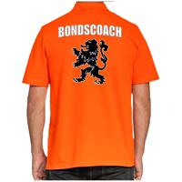 Bellatio Bondscoach Holland supporter poloshirt oranje met leeuw EK / WK voor heren