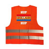 Bellatio Hup Holland hup oranje veiligheidshesje EK / WK supporter outfit voor volwassenen