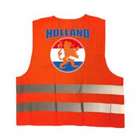 Bellatio Veiligheidshesje Holland met oranje leeuw EK / WK supporter outfit voor volwassenen