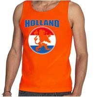 Bellatio Tanktop Holland met oranje leeuw Holland / Nederland supporter EK/ WK oranje voor heren
