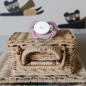 YourSurprise Spenen set met naam bedrukken - Taupe