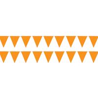 Oranje artikelen 3x stuks sterke oranje vlaggenlijnen 3.5 meter voor binnen en buiten -