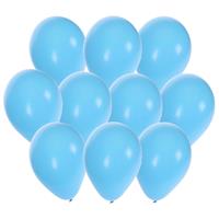 Shoppartners Lichtblauwe party ballonnen 30x stuks 27 cm -
