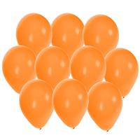 Shoppartners 30x stuks Oranje party ballonnen 27 cm -