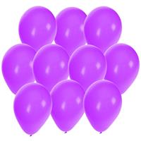 Shoppartners 45x stuks Paarse party ballonnen 27 cm -
