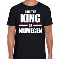 Bellatio I am the King of Nijmegen Koningsdag t-shirt zwart voor heren