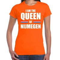 Bellatio I am the Queen of Nijmegen Koningsdag t-shirt oranje voor dames