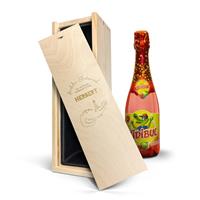 YourSurprise Kinderchampagne in gegraveerde kist - Kidibul (750ml)