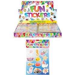 Uitdeelcadeautjes - Fun Stickers - Model: Zeemeermin In Display (120