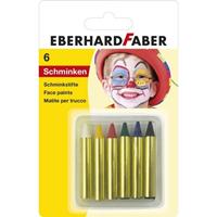 Schminkstiften Eberhard Faber Klein, Set 6 Kleuren Op Blisterkaart