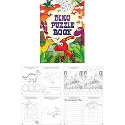 Uitdeelcadeautjes - Puzzelboeken - Model: Dinosaurus (48 Stuks)