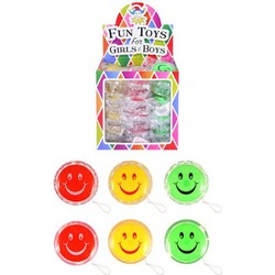 Uitdeelcadeautjes - Vrolijke Smiley Jojo's In Traktatiebox (36 Stuks)