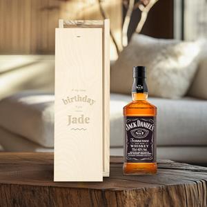 YourSurprise Whiskey in gegraveerde kist - Jack Daniels