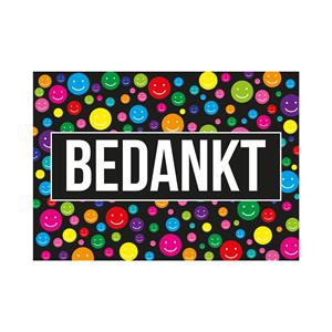 10x Bedankt ansichtkaart/wenskaart -