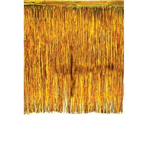 Luxe goud deurgordijn 245 x 300 cm -