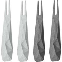 Koziol Cocktailspieße Club Haltbar 2,4 X 11,9 Cm Grau 4-teilig