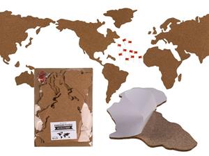 OOTB Wereldkaart prikbord - puzzel