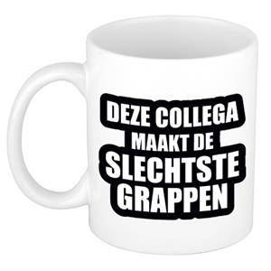 Bellatio De slechtste grappen cadeau mok / beker 300 ml -