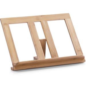 Bamboe houten tablet/iPad standaard/houder bruin 35 cm -