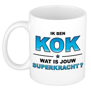 Bellatio Ik ben kok wat is jouw superkracht kado mok / beker / verjaardag -