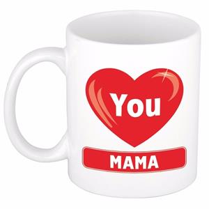 Bellatio Hartje I love you Mama mok / beker 300 ml -