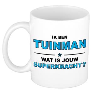 Bellatio Ik ben tuinman wat is jouw superkracht kado mok / beker / verjaardag -