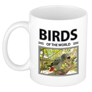 Bellatio Papegaaien mok met dieren foto birds of the world -