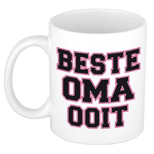 Bellatio Beste oma ooit kado mok / beker wit voor verjaardag -