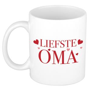 Bellatio Liefste oma kado mok / beker wit - bedankt cadeau / verjaardag -