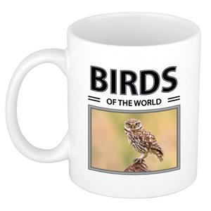 Bellatio Steenuilen mok met dieren foto birds of the world -