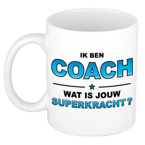 Bellatio Ik ben coach wat is jouw superkracht kado mok / beker / verjaardag -