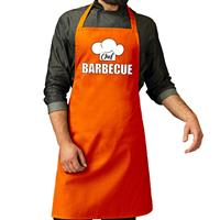 Bellatio Chef barbecue schort / keukenschort oranje heren - Koningsdag/ Nederland/ EK/ WK -