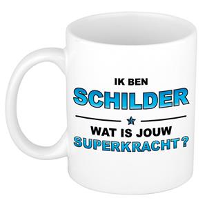 Bellatio Ik ben schilder wat is jouw superkracht kado mok / beker / verjaardag -