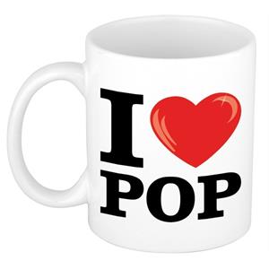 Bellatio I Love Pop beker/ mok 300 ml -