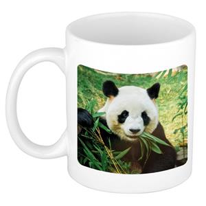 Bellatio Panda mok / beker wit 300 ml -