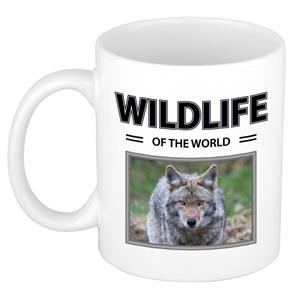 Bellatio Wolf mok met dieren foto wildlife of the world -