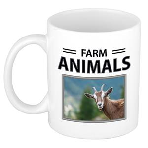 Bellatio Geiten mok met dieren foto farm animals -