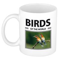 Bellatio Bijeneter vogels mok met dieren foto birds of the world -