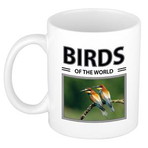 Bellatio Bijeneter vogels mok met dieren foto birds of the world -