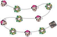 LED-Lichterkette Minnie Mouse, indoor, 10 Lampen, 165 cm