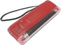 mini uv-lamp 162 x 55 mm batterij rood
