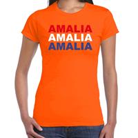 Bellatio Amalia t-shirt oranje voor dames