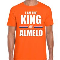 Bellatio I am the King of Almelo Koningsdag t-shirt oranje voor heren