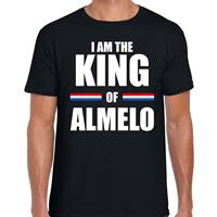 Bellatio I am the King of Almelo Koningsdag t-shirt zwart voor heren