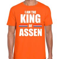 Bellatio I am the King of Assen Koningsdag t-shirt oranje voor heren